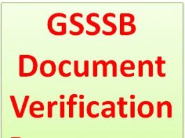 GSSSB Document Verification Programme