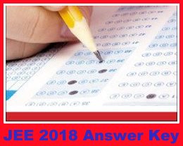 JEE Main 2018 Answer Key
