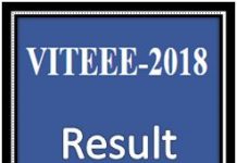 VITEEE Result 2018