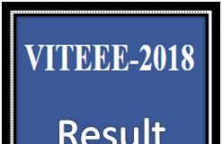 VITEEE Result 2018