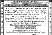 Gujarat High Court Civil Judge Recruitment