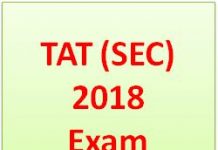 TAT Secondary Exam 2018