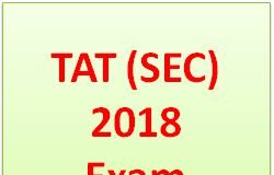 TAT Secondary Exam 2018