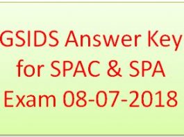 GSIDS Answer Key