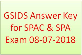 GSIDS Answer Key