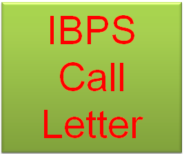 ibps call letter