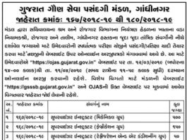 GSSSB Supervisor Instructor Recruitment 2019