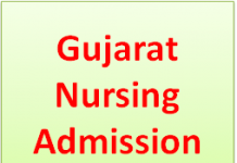 gujarat nursing admission