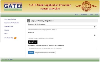 GATE Admit Card