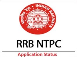 RRB NTPC Application Status
