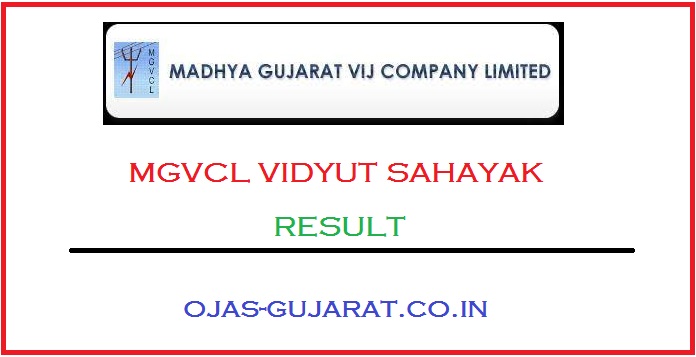 MGVCL Vidyut Sahayak Result