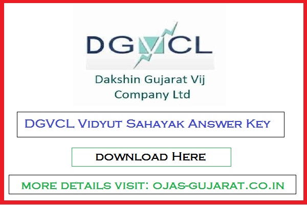 DGVCL Vidyut Sahayak Answer Key