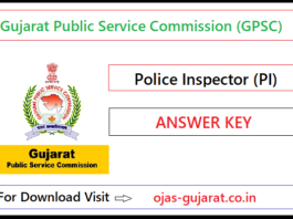 GPSC PI Answer Key