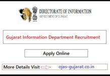 Gujarat Information Department Recruitment