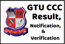 GTU CCC Result